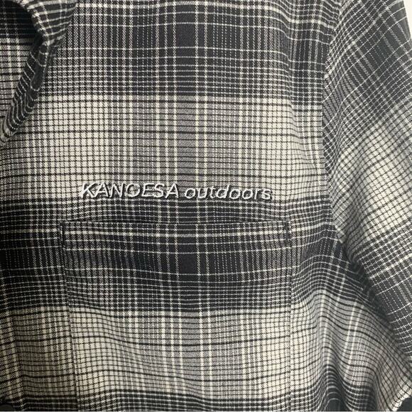 Lululemon Mason Peak flannel plaid button‎ front shirt size large men’s - Picture 2 of 6